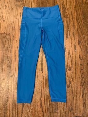 Athleta Electric Blue High-Rise Performance Leggings